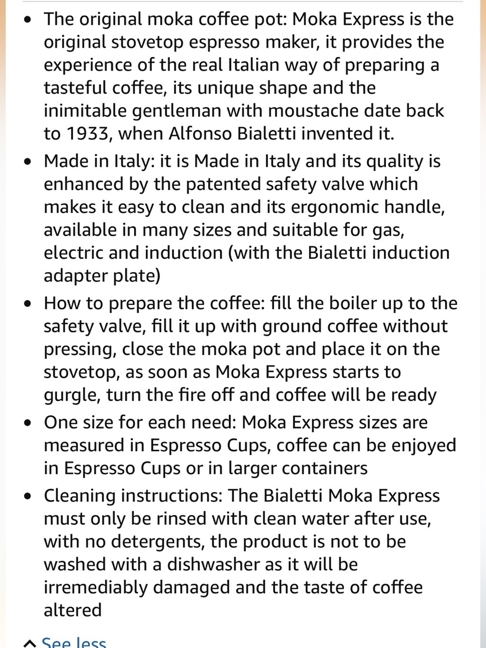 BIALETTI Iconic Stovetop Espresso Maker, Makes Real Italian Coffee, Silver - Picture 3 of 13